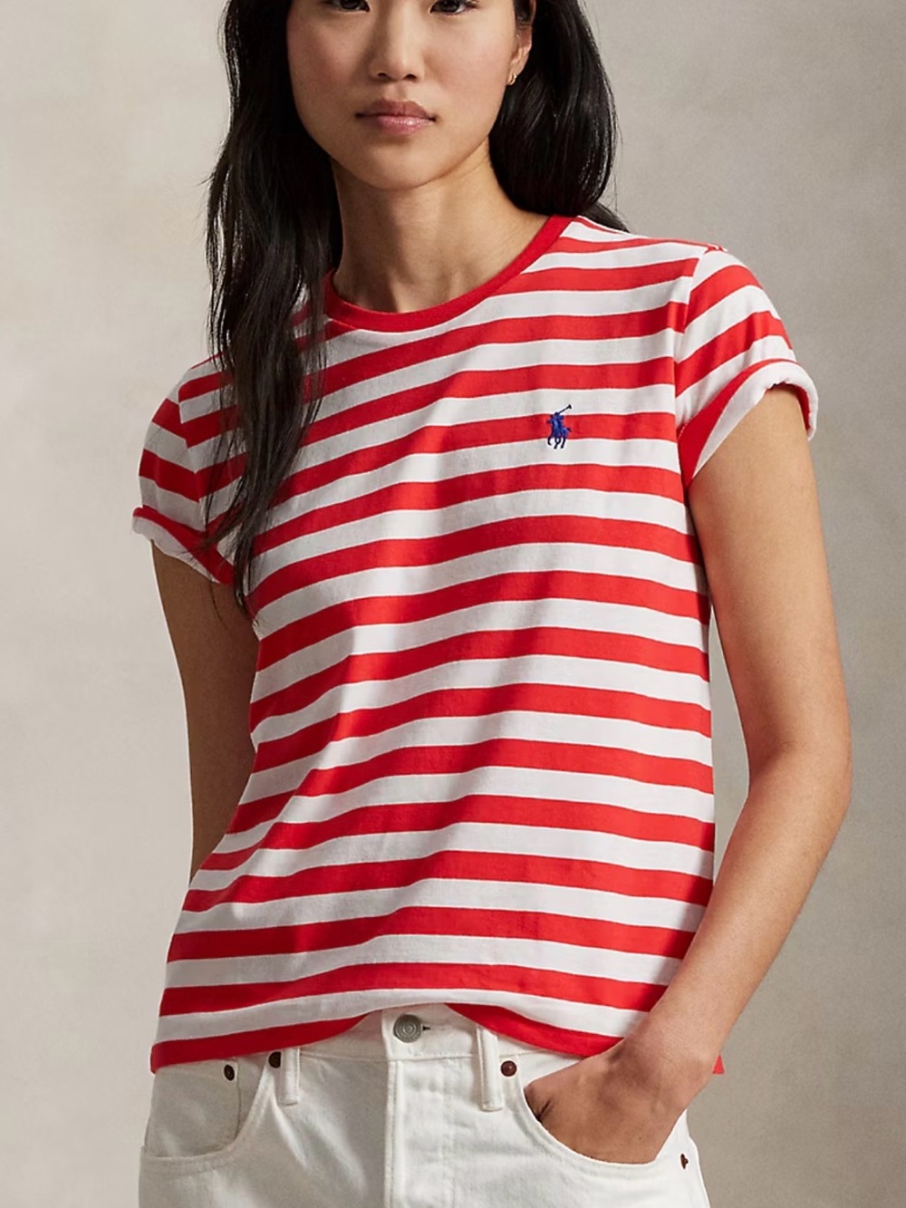 Polo Ralph Lauren, Striped Cotton Jersey Crewneck T-Shirt